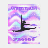 Gymnastique personnalisée Couverture en polaire po (Devant)