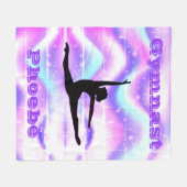 Gymnastique personnalisée Couverture en polaire po (Devant (Horizontal))