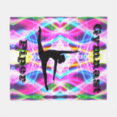 Gymnastique personnalisée Couverture polaire (Devant (Horizontal))