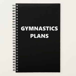 Gymnastique Planner Sports Thème Gymnastique Plan