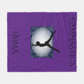 Gymnastique polaire couverture avec nom personnali (Devant (Horizontal))
