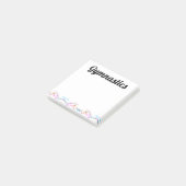 Gymnastique post-it Notes 3x3 des tourbillons de c (Incliné)