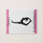 Gymnastique puzzle personnalisé. (Horizontal)