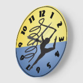 Gymnastique Ruban Horloge (Angle)