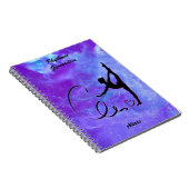 Gymnastique rythmique Ruban Carnet Galaxie (Côté Droit)