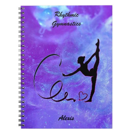 Gymnastique rythmique Ruban Carnet Galaxie (Devant)
