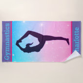 Gymnastique Scorpion Pastel Beach Serviette avec n (Devant)