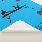 Gymnastique sherpa couverture avec nom personnalis (3/4)