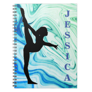 Gymnastique vert / Carnet photo bleu