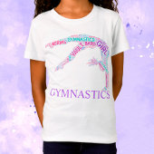 Gymnastique Word Art Handspring T-Shirt