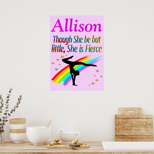 GYMNASTISCH POSTER (Keuken)