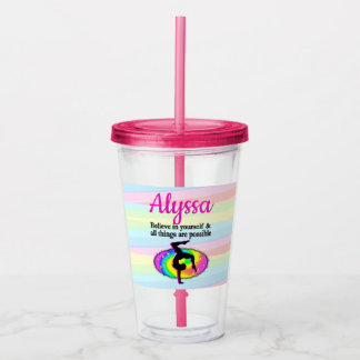 GYMNASTISCHE DOELEN EN DREAMS ACRYL DRINKBEKER