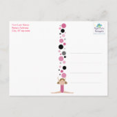 Gymnastische Partij Hartelijk dank voor uw roze, g Briefkaart (Achterkant)