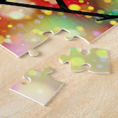 Gymnastische puzzel met balansstraal. legpuzzel (Zijkant)