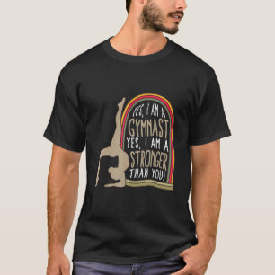 Gymnastische sterren dan You Women Fitness Gymnast T-shirt