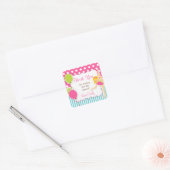 Gymnastische Verjaardag Favor Tag (Envelop)