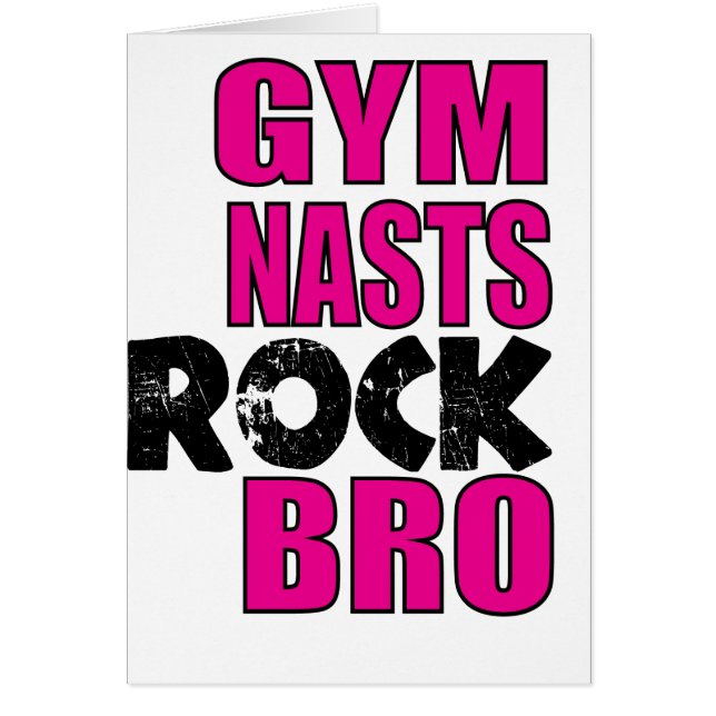 Gymnasts Rock Bro (Voorkant)