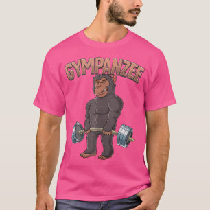 Gympanzee Chimpansee Gym Bodybuilding T-shirt
