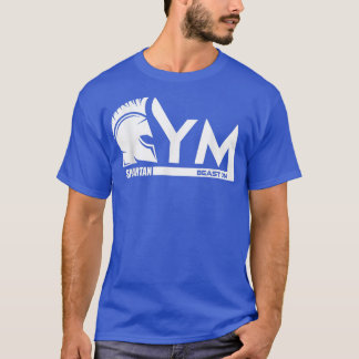 GymSpartanBeast OnGym Motivation Fitness Gezegden  T-shirt