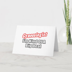 Gynaecoloog... grote deal kaart