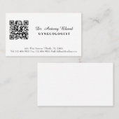 Gynaecoloog Visitekaartje met QR-code (Voorkant / Achterkant)