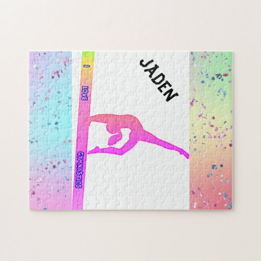 GYNASTICS PUZZLE PERSONNALISÉ ! (Horizontal)