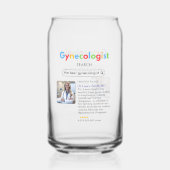 Gynecologist Google TEXT INTERNET Blikvorm Glas (Achterkant)