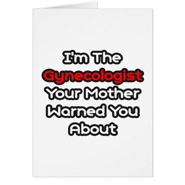 Gynécologue...Mère Vous A Averti À Propos De (Devant)