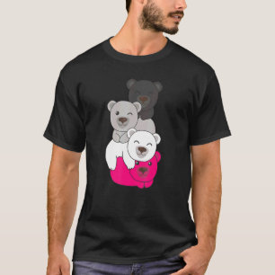 Gynefilie Flag Pile Pride LGBTQ Beer Leuke Gynephi T-shirt