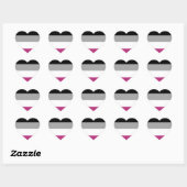 Gynephilia Pride Flag Hart Sticker (Vel)