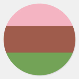 Gynesexual Pride Flag  Ronde Sticker