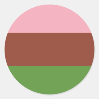 Gynesexual Pride Flag  Ronde Sticker