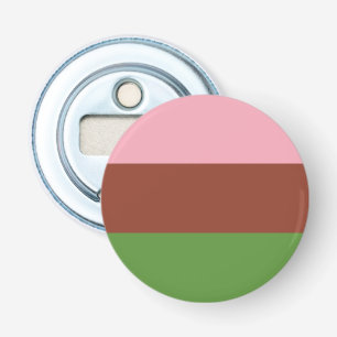 Gynoseksuele Pride Vlag Button Flesopener