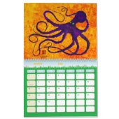 Gyotaku Octopus - Grote agenda Kalender (Mar 2026)