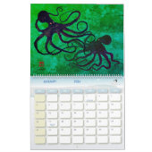 Gyotaku Octopus - Grote agenda Kalender (Jan 2026)