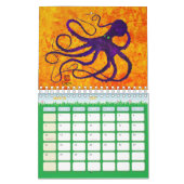 Gyotaku Octopus - Petit Calendrier (Mar 2027)