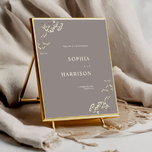 Gypsophila Amethyst Baby's Poster voor weduwschap