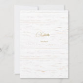 Gypsophila du souffle du bébé ​ Faire-part de mari (Dos)