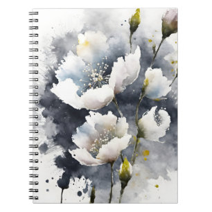 Gypsophila - Watercolor bloemen Notitieboek