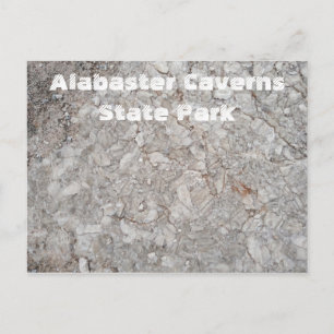 Gypsum Rock, Alabaster Caverns State Park, OK Briefkaart
