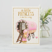 Gypsy Baby shower nodigt uit tot zigeunerhaat Baby Kaart (Staand voorkant)