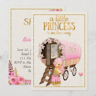 Gypsy Baby shower nodigt uit tot zigeunerhaat Baby Kaart