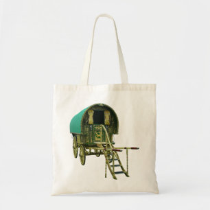 Gypsy bowtop caravan tote bag