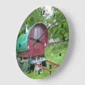 Gypsy bowtop wagon grande horloge (Angle)