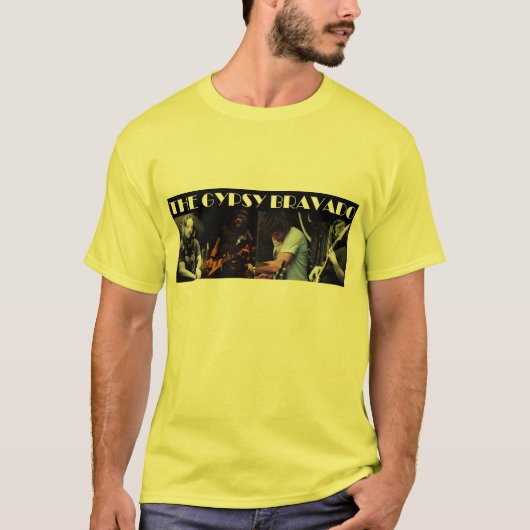 Gypsy Bravado Live Band Poster Shirt (Voorkant)