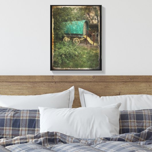 Gypsy Caravan Canvas Afdruk (Insitu (Slaapkamer))