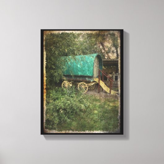 Gypsy Caravan Canvas Afdruk (Voorkant)