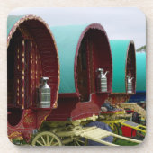 Gypsy caravan drankjes onderzetter (Voorkant)