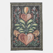 Gypsy caravan harten theedoek (Verticaal)