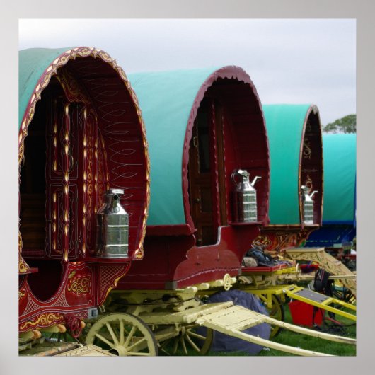 Gypsy caravan poster (Voorkant)